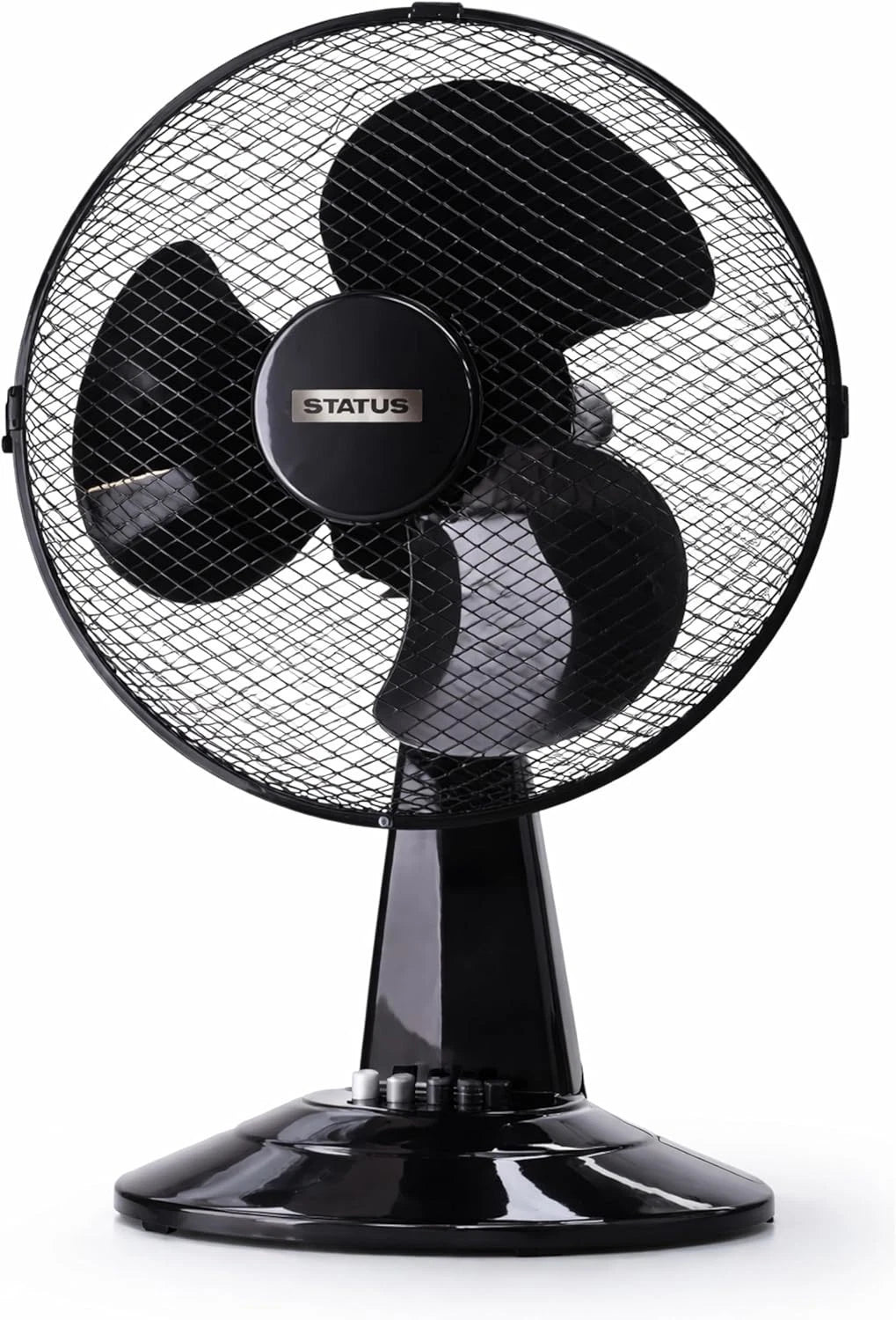 12 Inch Desk Fan Oscillating Table Fan 3 Speed Summer Cooling Home Office Black