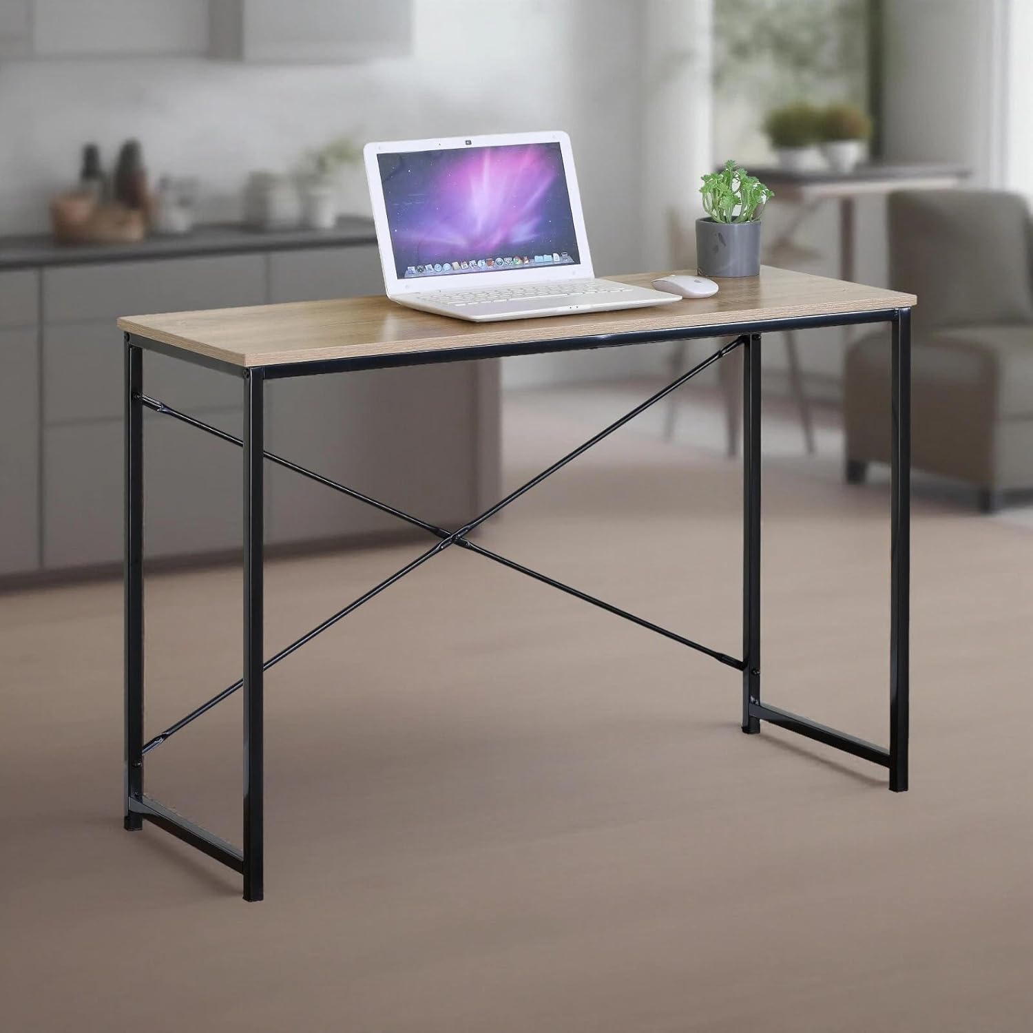 Computer Desk Table 100cm – PC & Laptop Workstation for Home Office, Study & Writing