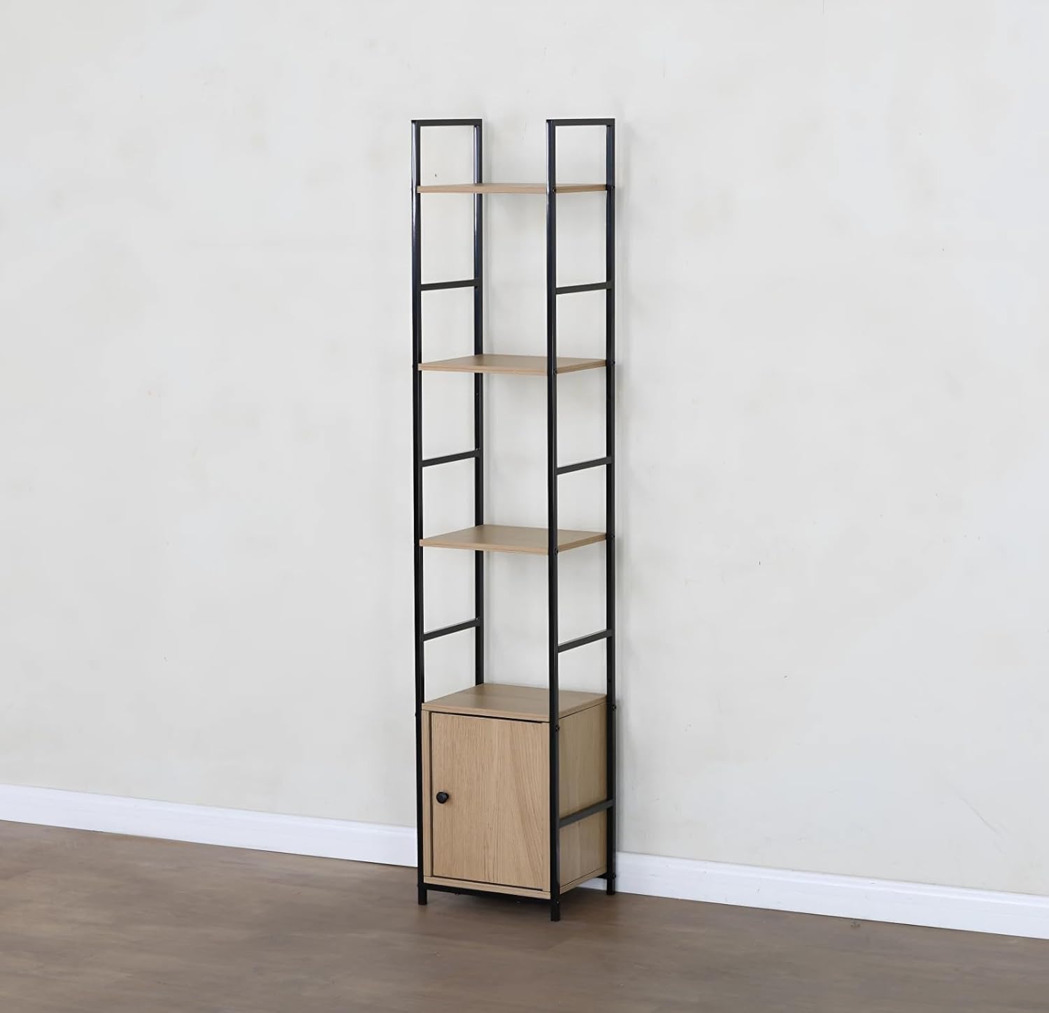 4 Tier Ladder Shelf Bookcase – Display Storage Shelving Unit for Living Room, Bedroom & Home Office
