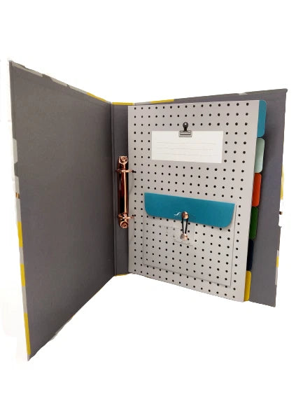 A4 Ring Binder File Folder Storage Case 2 Ring Documents Paper Office School
