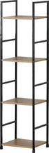 Load image into Gallery viewer, 4 Tier Ladder Shelf Bookcase Tall Living Room Display Storage Shelving Unit 29.1×23.5×112 cm
