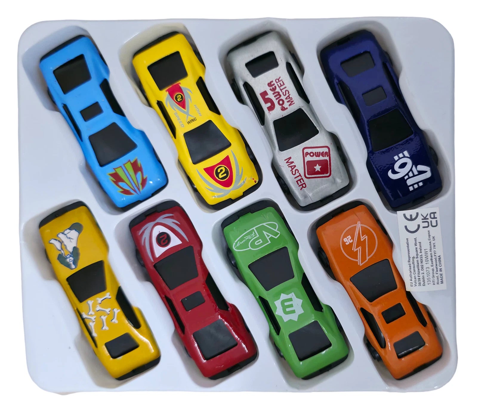 8 Die Cast Metal Toy Cars Set | Mini F1 Sports Racing Vehicles for Kids Play & Gift