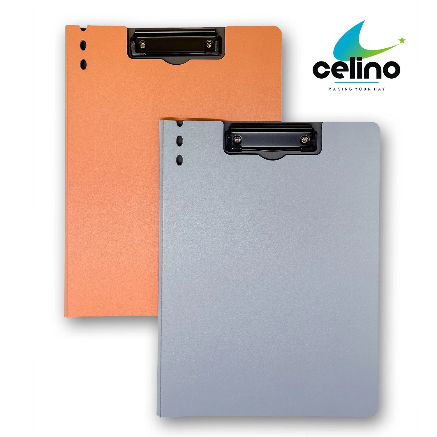 A4 Clipboard Fold Over Plastic School Office Writing Pad Document File Storage