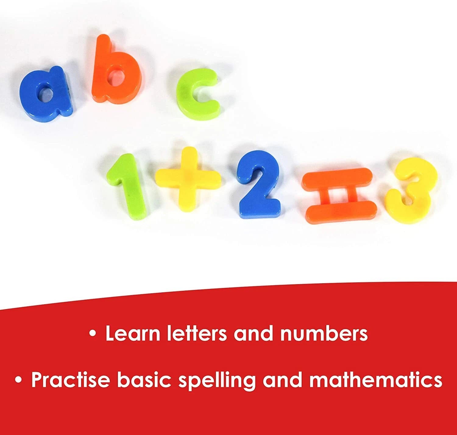 52pc Magnetic Letters Alphabet & Numbers Fridge Magnets Toys Kids Learning Gift
