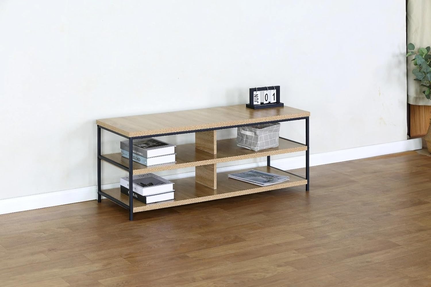 Tv Stand Cabinet With Storage Shelf TV Console 110cm Living Room Bedroom 110x40x45 cm