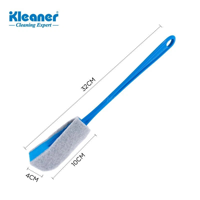 Long Handle Glass Bottle Brush Scourer Scrubbing Hanging Washing Up Deep Clean