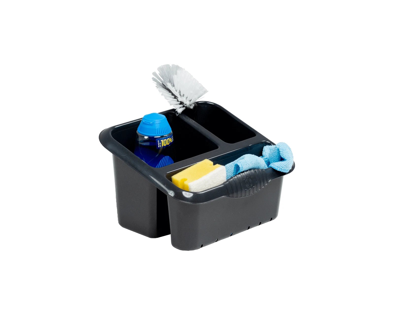 Wham Kitchen Cutlery Caddy | High Grade Plastic Sink Tidy Drainer Holder & Organiser