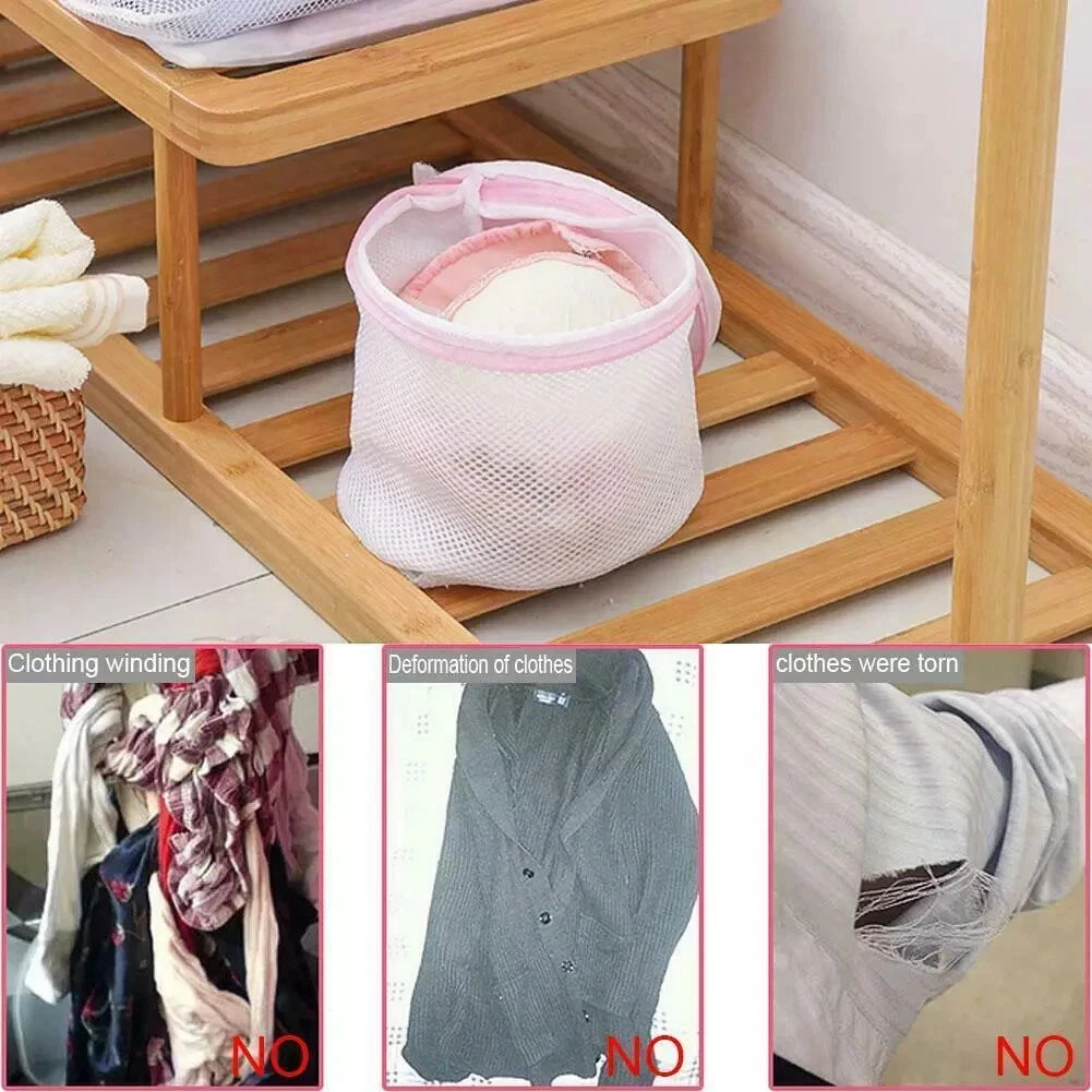 DLUX Professional Padded Bra Wash Bag | Protective Lingerie & Underwear Laundry Mesh Bag