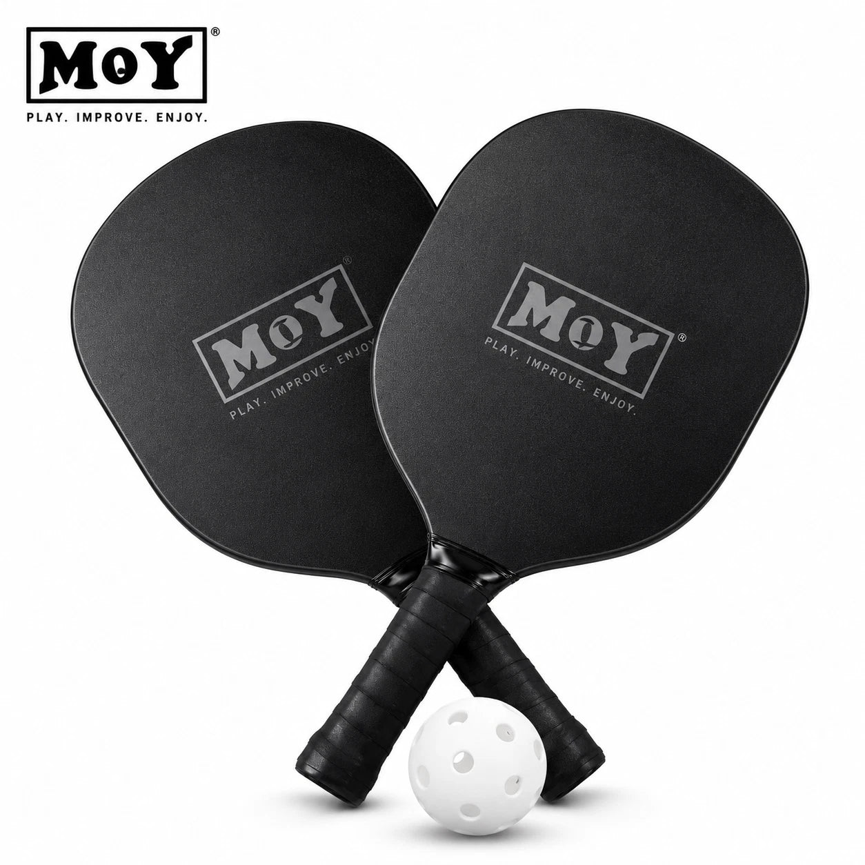Pickleball Paddles Set Pickle Ball Rackets Plastic Indoor Outdoor Games Sports