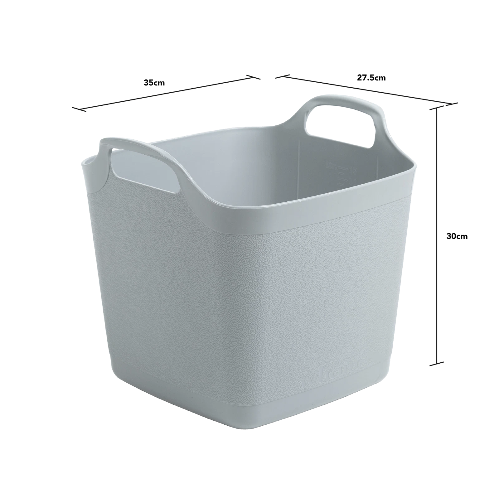 Wham Flexible Storage Tub Strong Plastic Laundry Basket Flexi Large Clothes Toys