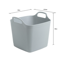 Wham Flexible Storage Tub Strong Plastic Laundry Basket Flexi Large Clothes Toys