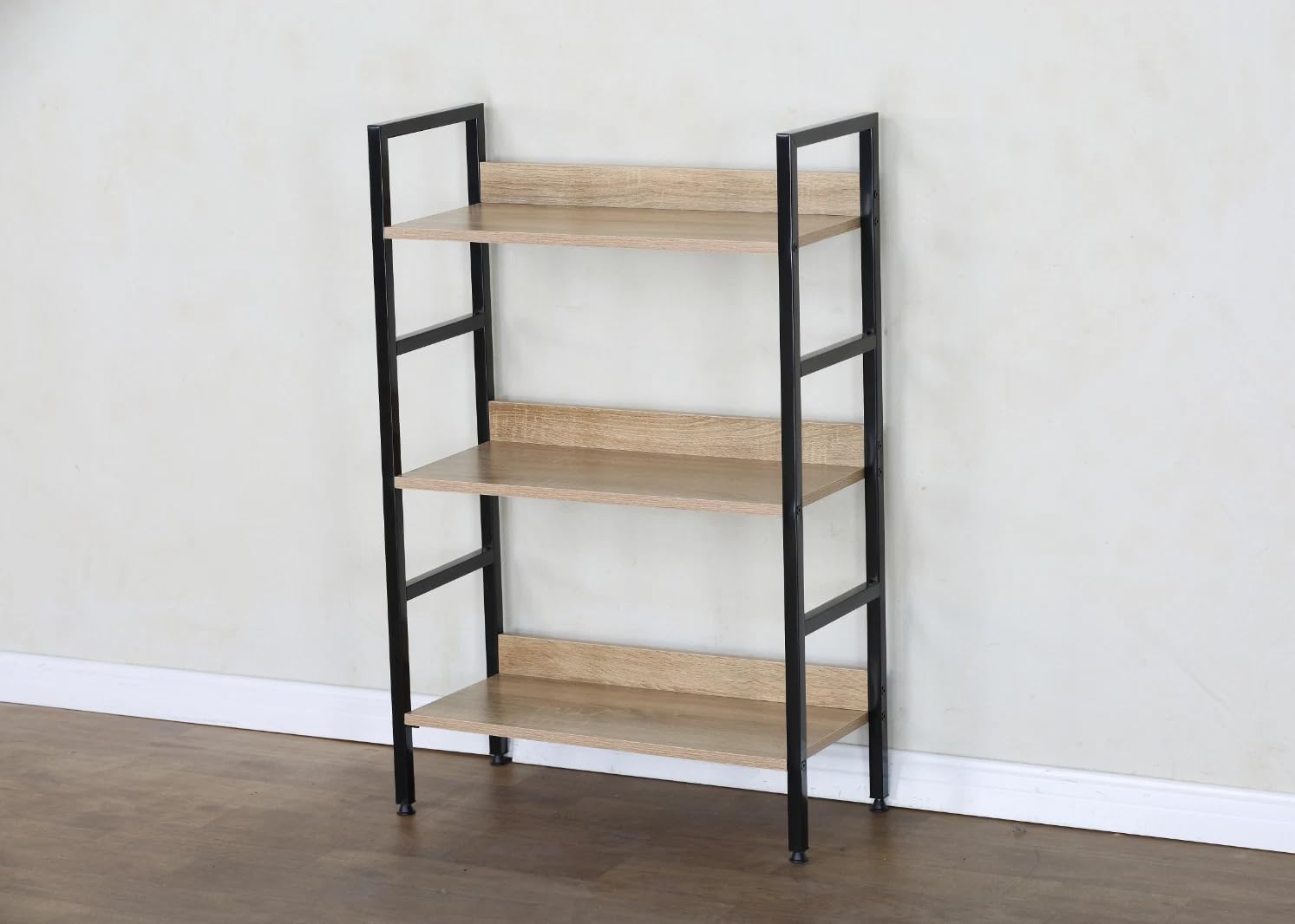 3 Tier Ladder Shelf Bookcase Living Room Display Shelving Unit Storage Rack 60×27.6×93 cm