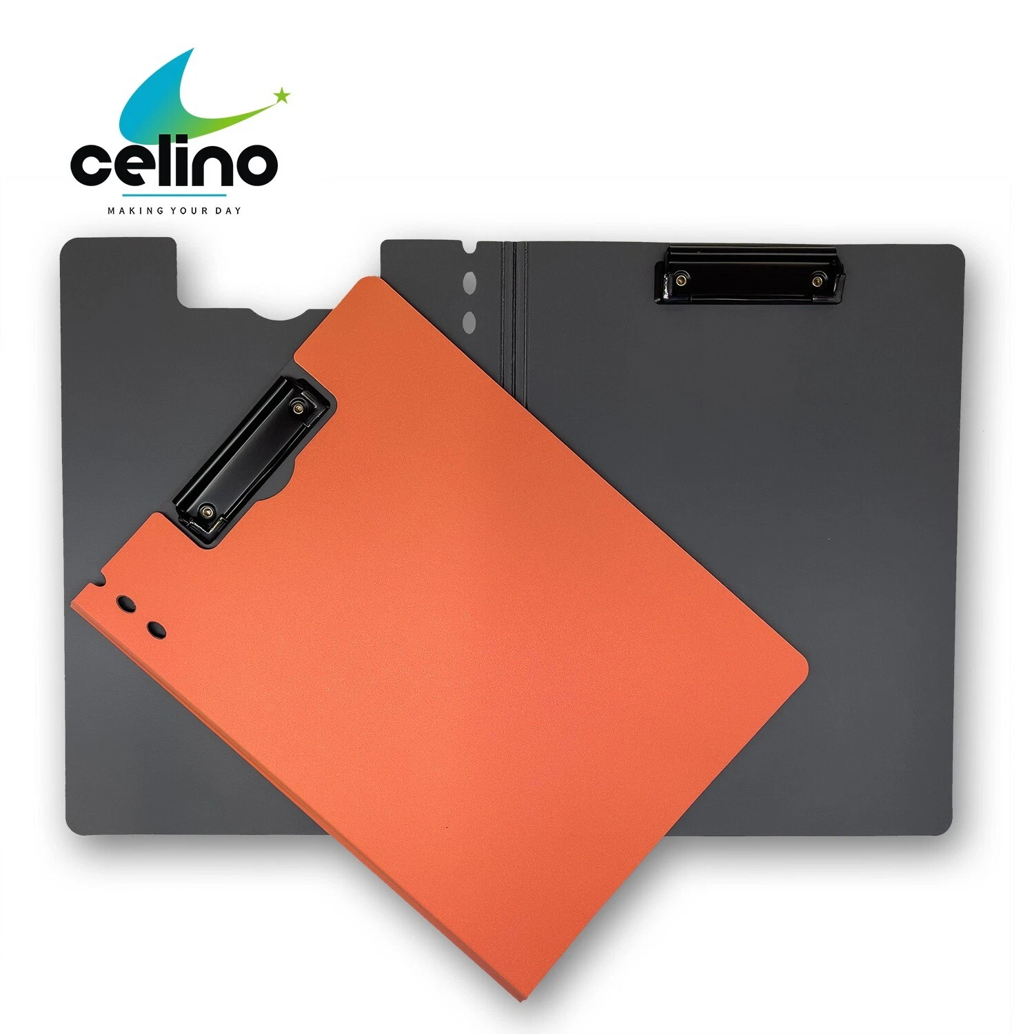 A4 Clipboard Fold Over Plastic School Office Writing Pad Document File Storage