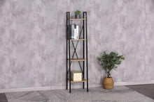 Load image into Gallery viewer, Bookshelf 4 Tier Storage Rack Plant Steel Frame Living Room Office Study Hallway 34x32x148 cm
