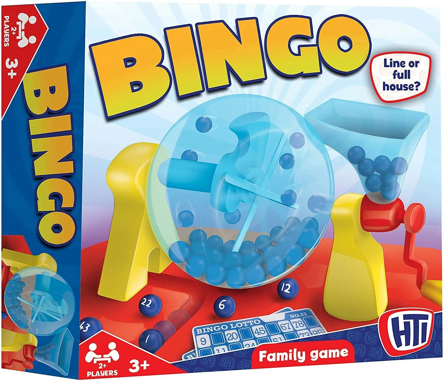 Classic Bingo Game Set | Family Fun Kids Bingo with Balls, Dispenser & Cards Toy Gift
