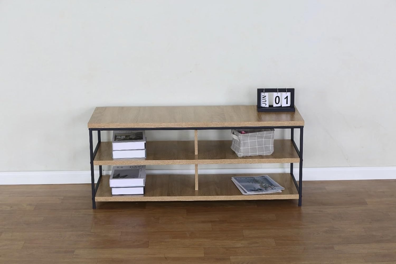 Tv Stand Cabinet With Storage Shelf TV Console 110cm Living Room Bedroom 110x40x45 cm