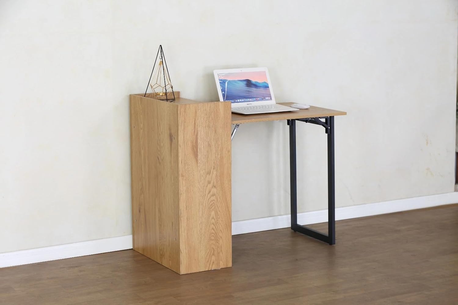 Folding Desk Foldable Computer Table Workstation Study Writing Home Office 102x59x85 cm