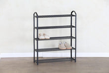 Load image into Gallery viewer, 5 Tier Shoe Rack Shoe Storage Organiser Storage Rack Hallway 16-20 Pairs 62x20x79 cm
