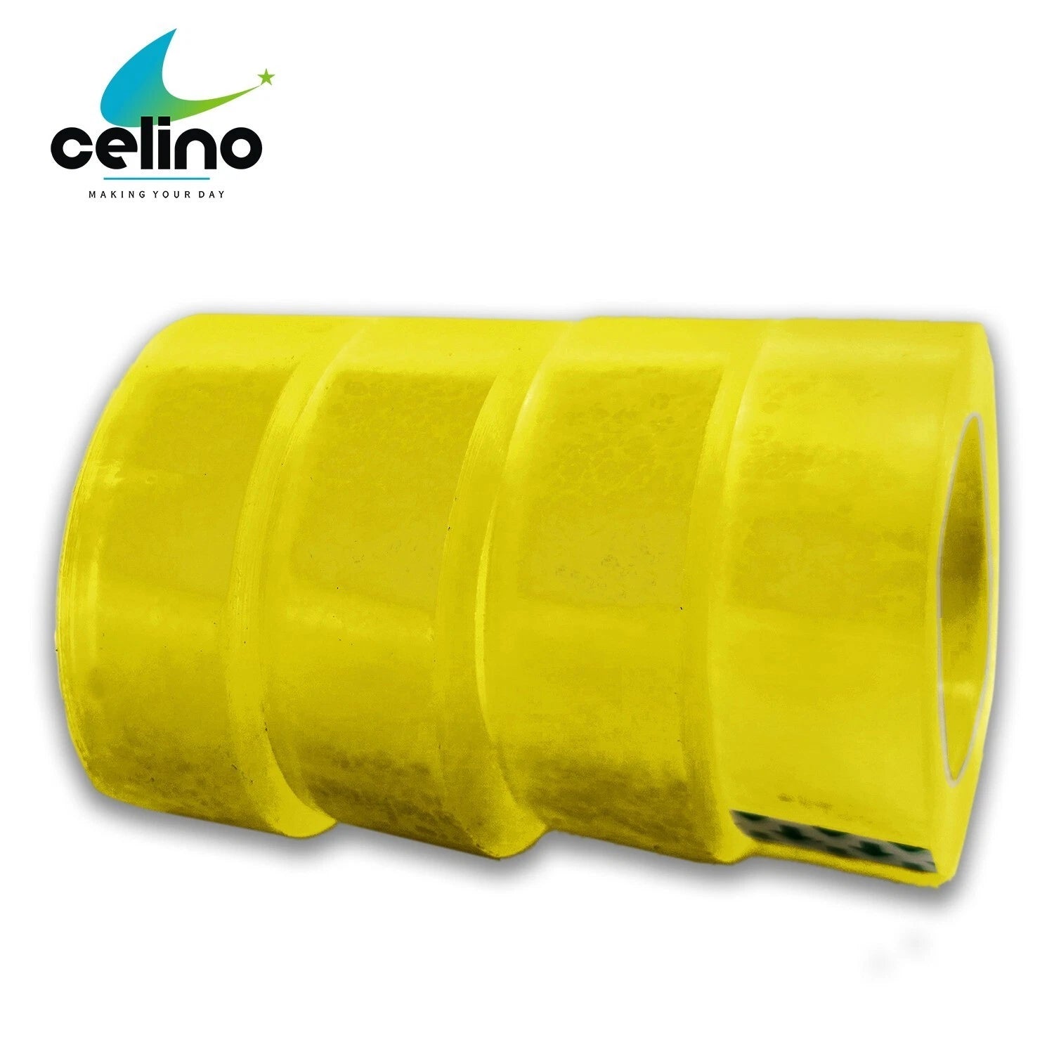 8 x Clear Packing Tape Rolls | Celino Cellotape 18mm x 30m Strong Sellotape for Packaging & Office Use