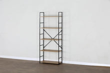 Load image into Gallery viewer, 5 Tier Ladder Shelf Bookcase Wide Living Room Display Storage Shelving Unit 58.6×23.5×144 cm
