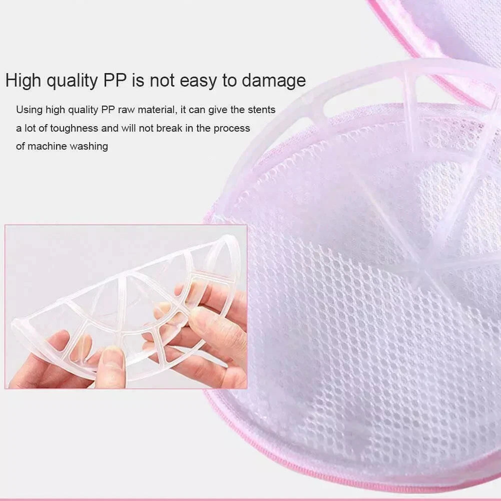 DLUX Professional Padded Bra Wash Bag | Protective Lingerie & Underwear Laundry Mesh Bag