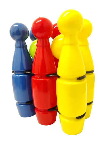 6 Pack Skittles Sport Game Set | Indoor & Outdoor Bowling Game for Kids Garden Fun & Gift