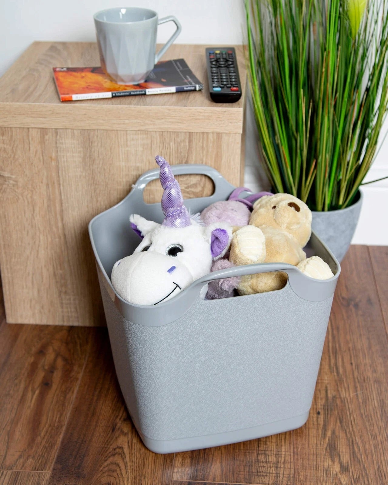 Wham Flexible Storage Tub Strong Plastic Laundry Basket Flexi Large Clothes Toys