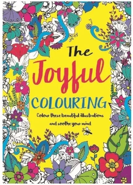 2pk A4 Colouring Books Flower Animals Relax Colour Therapy Anti Stress Book