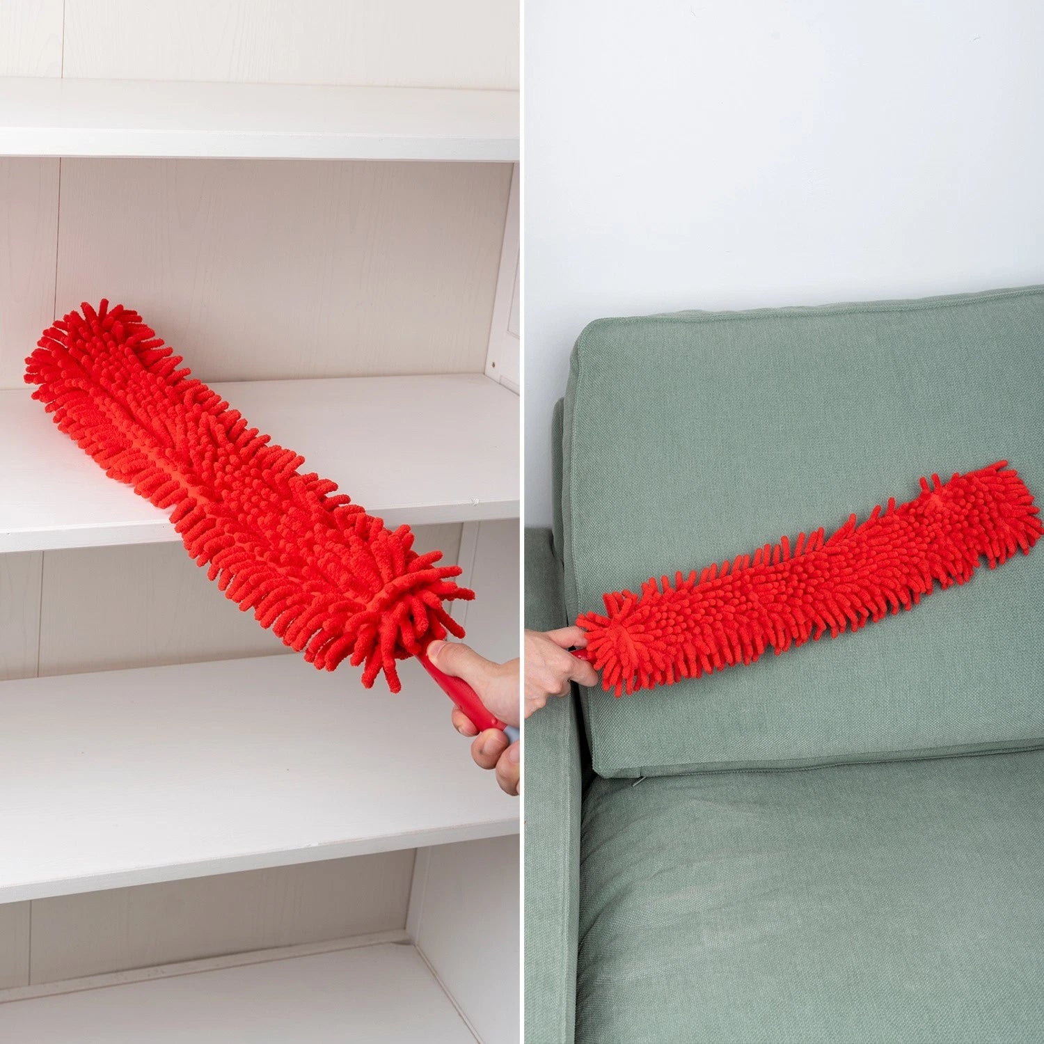Microfibre Feather Chenille Duster Cleaning Dusting Brush Washable Car Computer