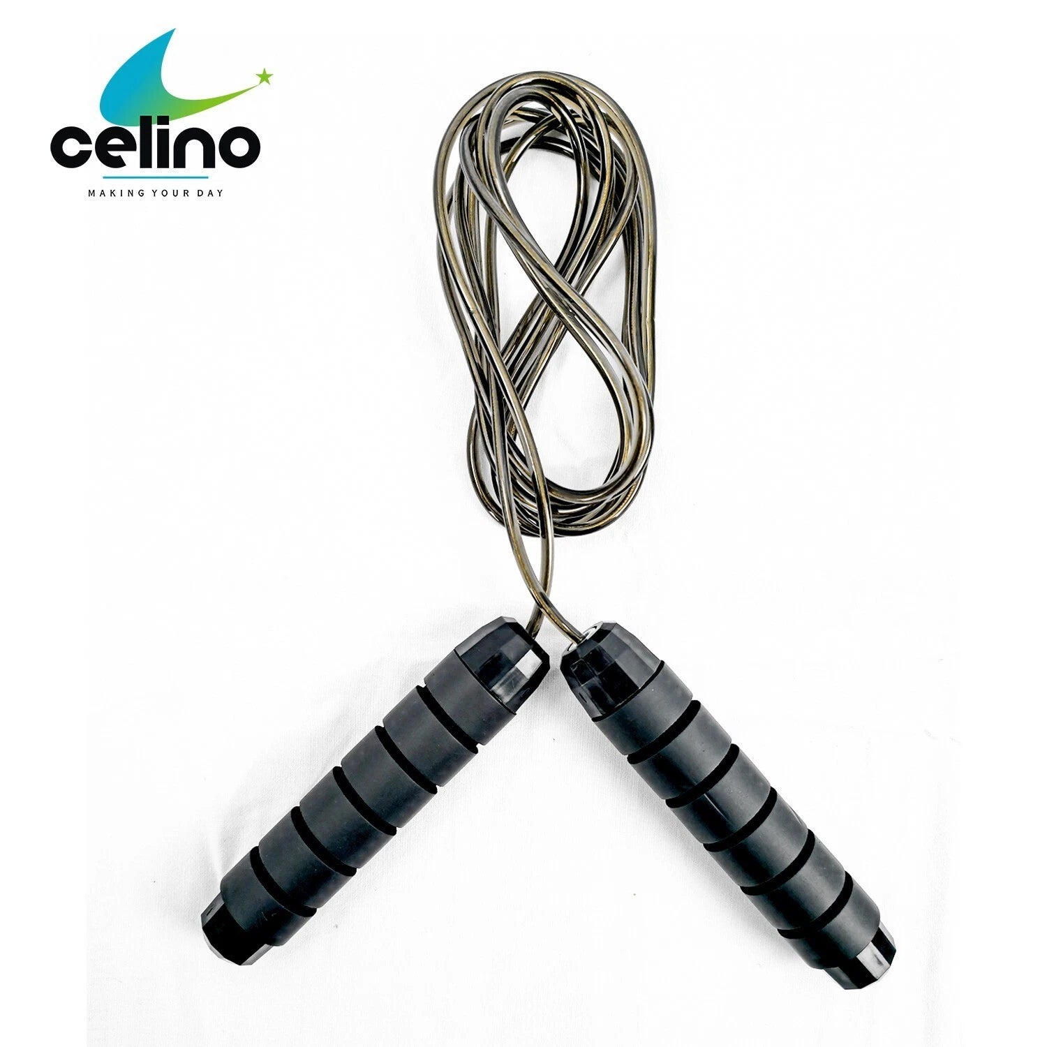 Skipping Rope Adjustable Adult Jump Rope Gym Fitness Exercise Workout Training