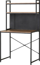 Load image into Gallery viewer, 3 Tier Study Table Office Desk With Storage Computer Home Gaming Bookshelf 84x50x148 cm
