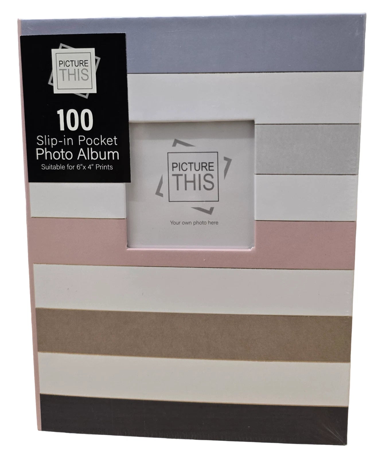Slip-In Photo Album 6x4 Holds 100 Photos | Floral Design Family Memory Picture Album