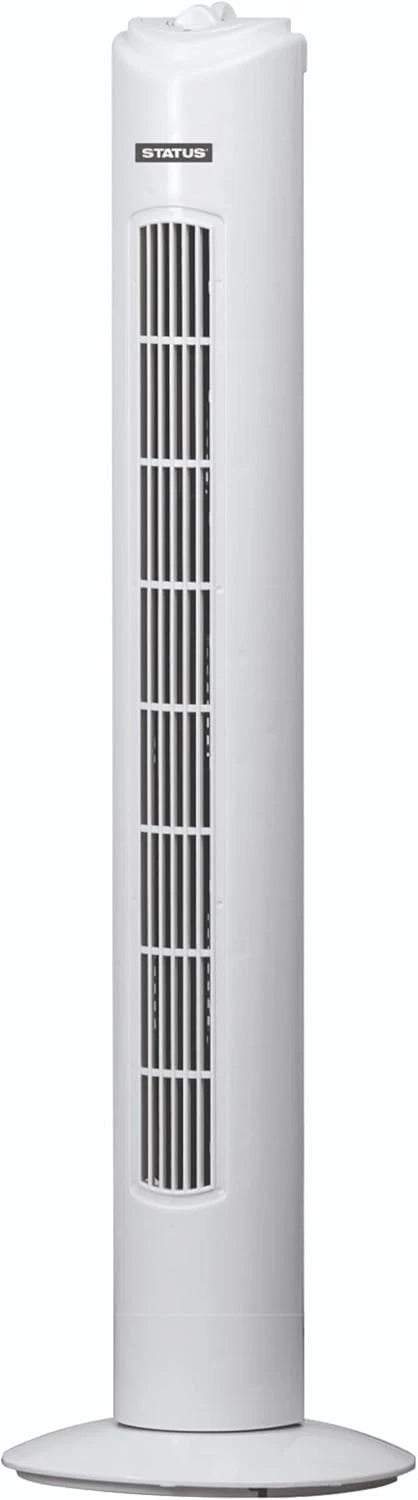 32 Inch Tower Fan Oscillating Slim Electric Standing Floor Cooling Fan 3 Speed