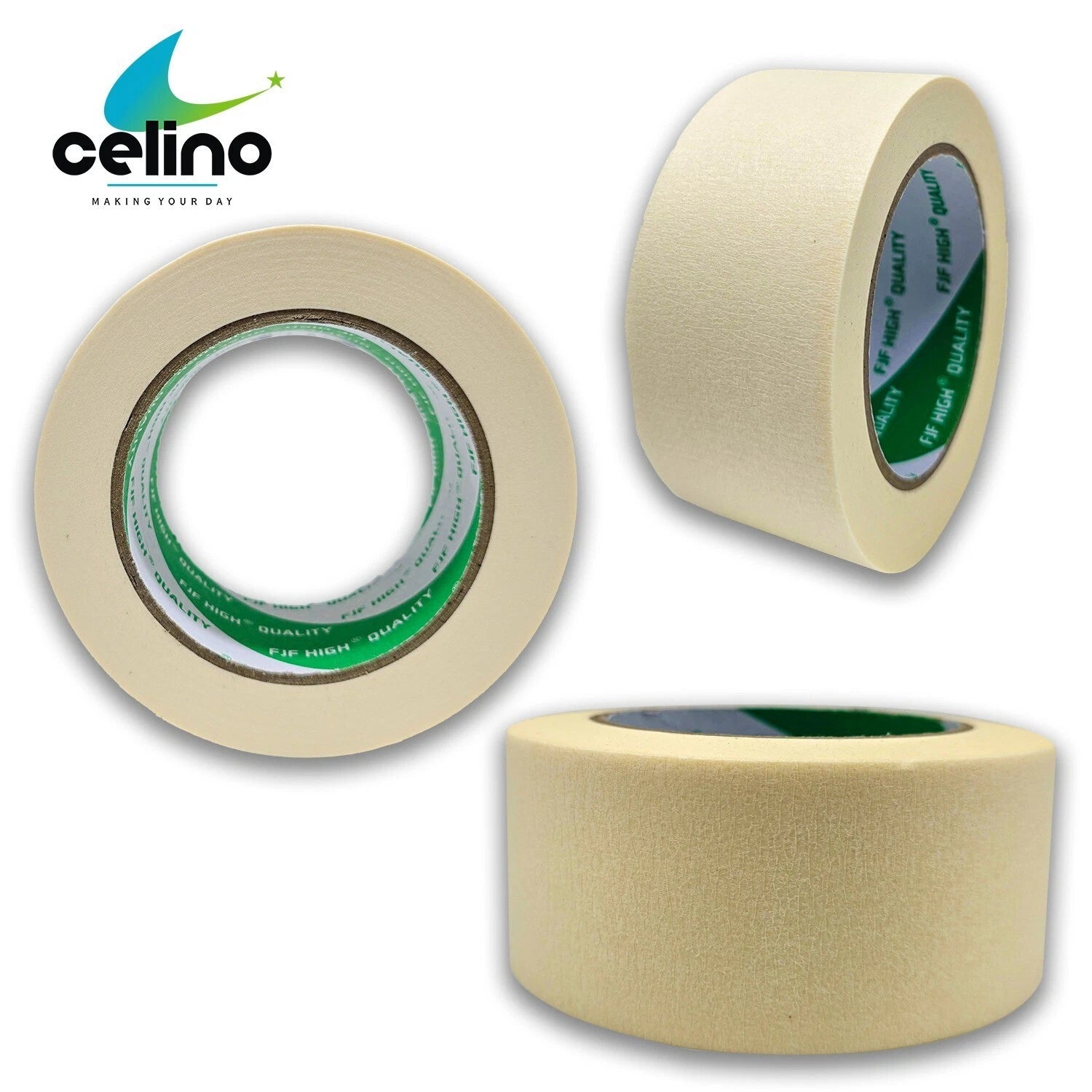 Masking Tape 24mm/48mm x 50m Strong Painters Decorators DIY Craft Adhesive