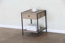 Load image into Gallery viewer, Side Table With Drawer Storage 2 Tier Living Room Bedroom Furniture Sofa End 40x40x50 cm
