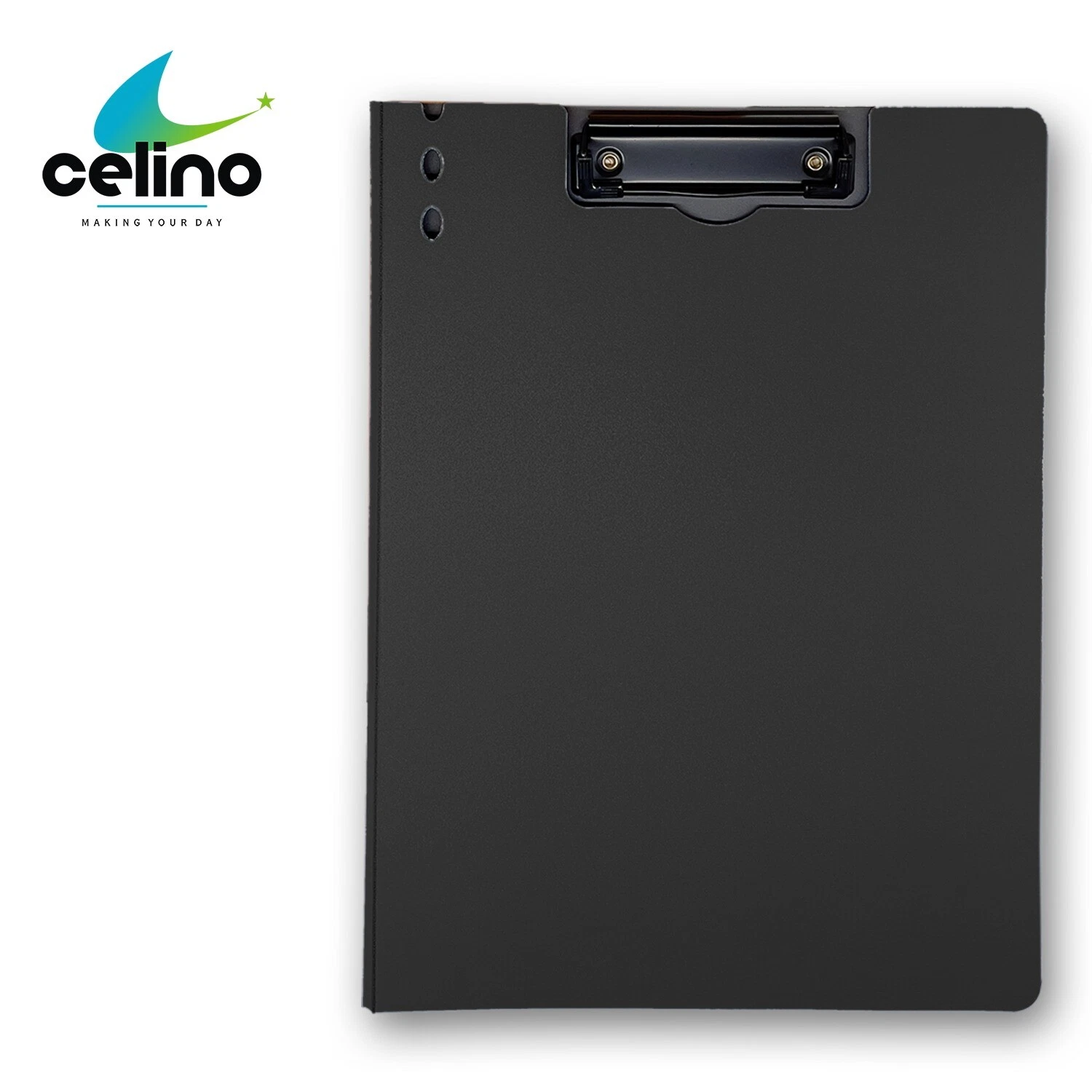 A4 Clipboard Fold Over Plastic School Office Writing Pad Document File Storage