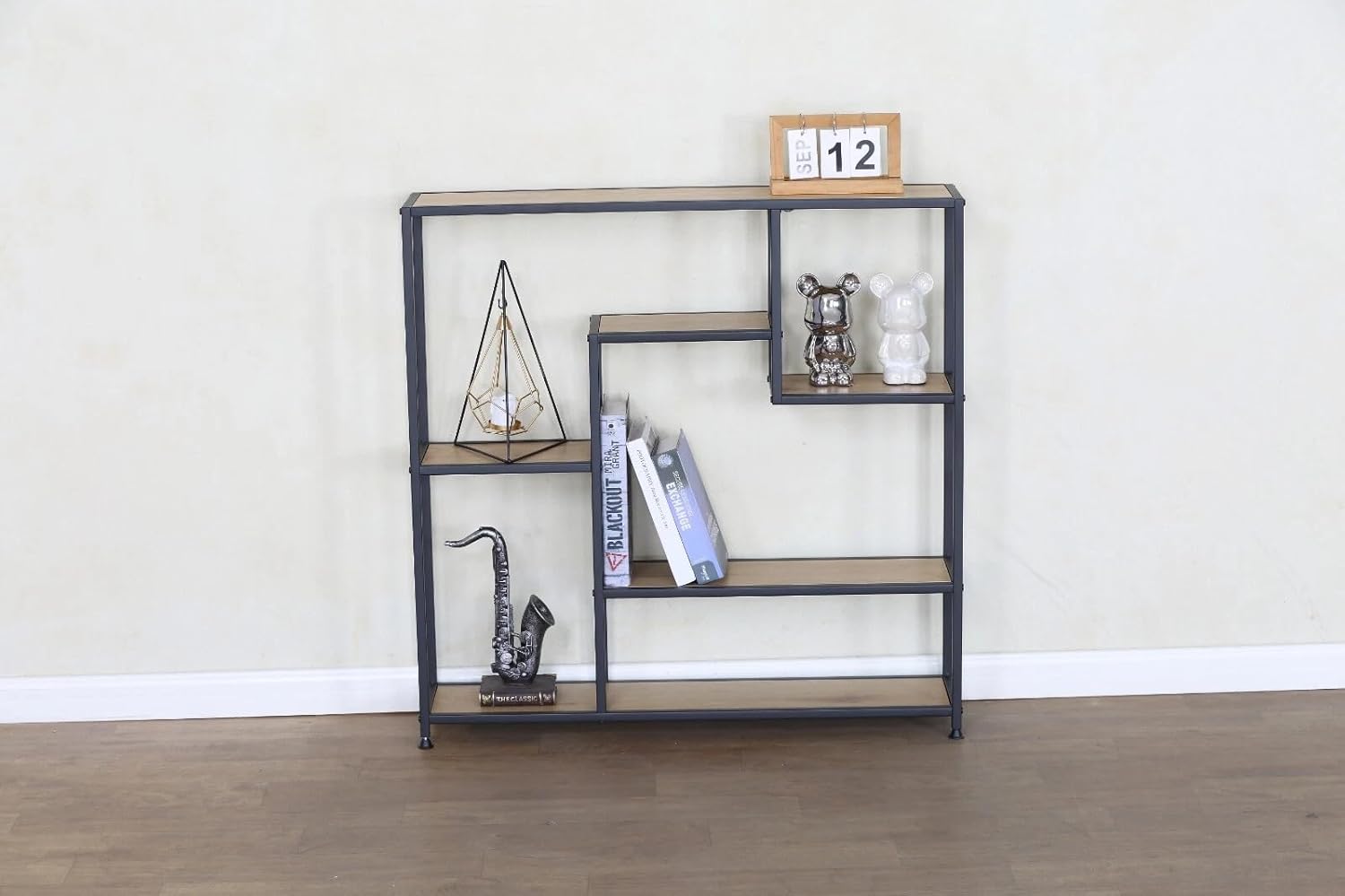 5 Tier Bookcase Bookshelf – Freestanding Storage & Display Shelving Unit for Living Room, Bedroom & Home Office