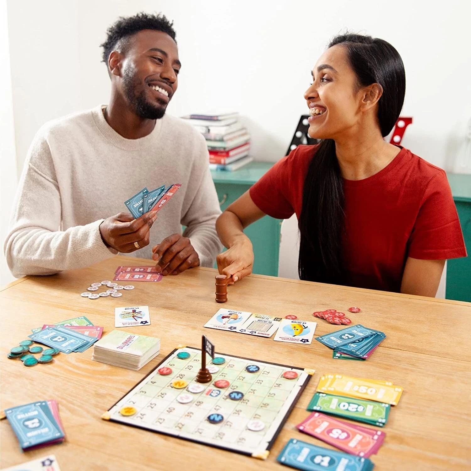 Zillionaires Road Trip USA Family Board Game | Fun Strategy & Party Game for Adults & Family