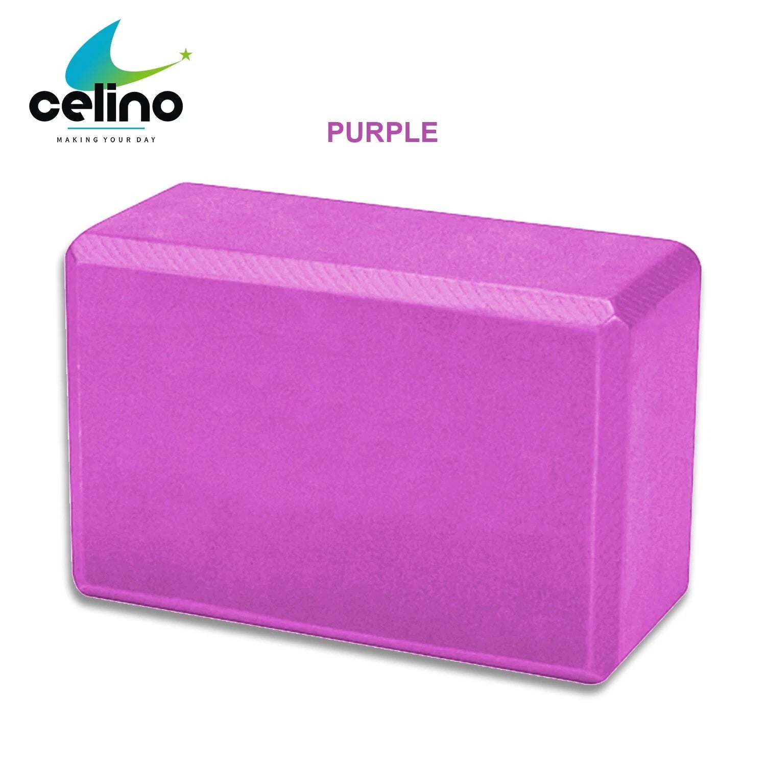 Yoga Block Lightweight EVA Foam High Density Non-Slip Brick Workout Fitness Gym