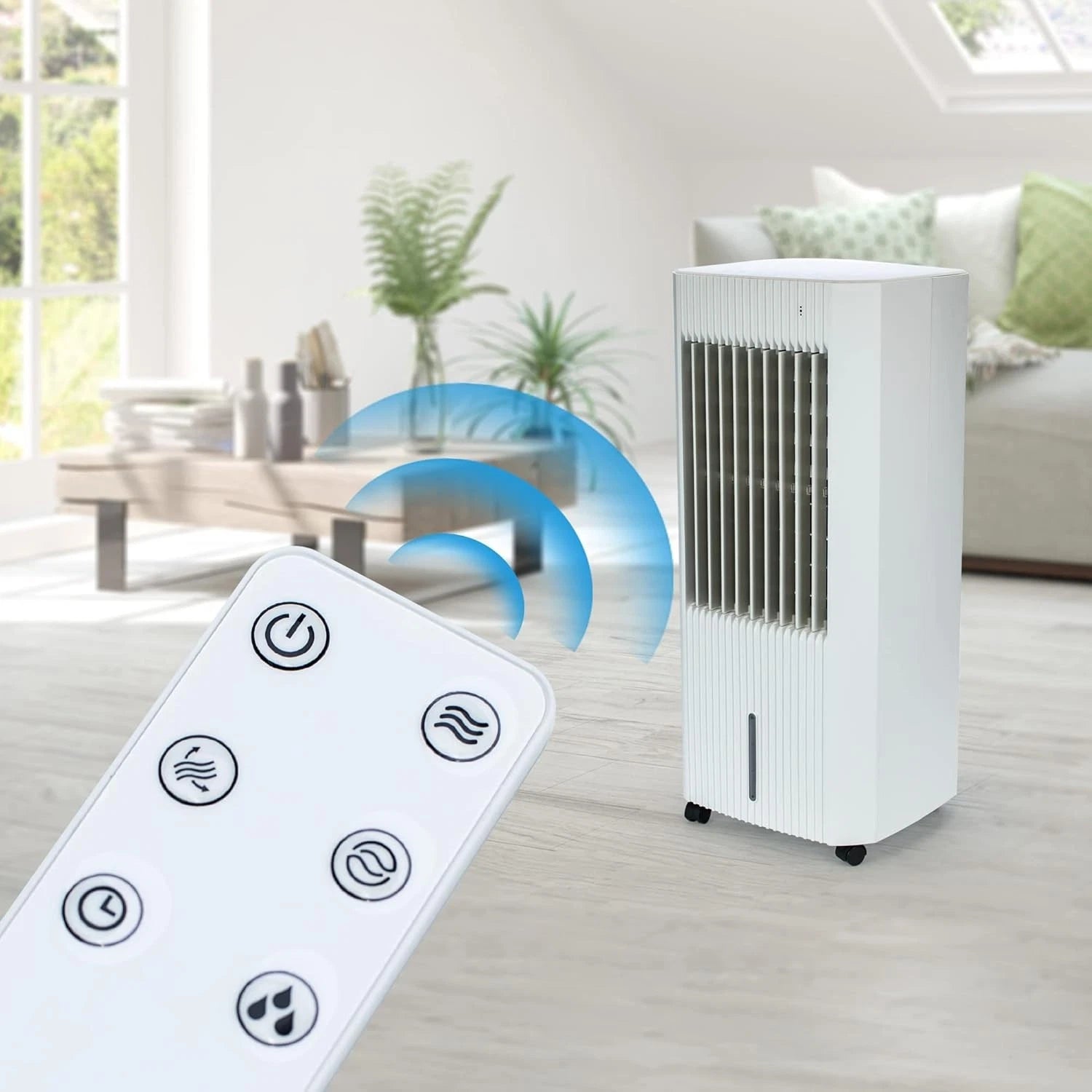 5L Portable Air Cooler with Water Tank – Evaporative Cooling Fan for Bedroom, Office & Home Use