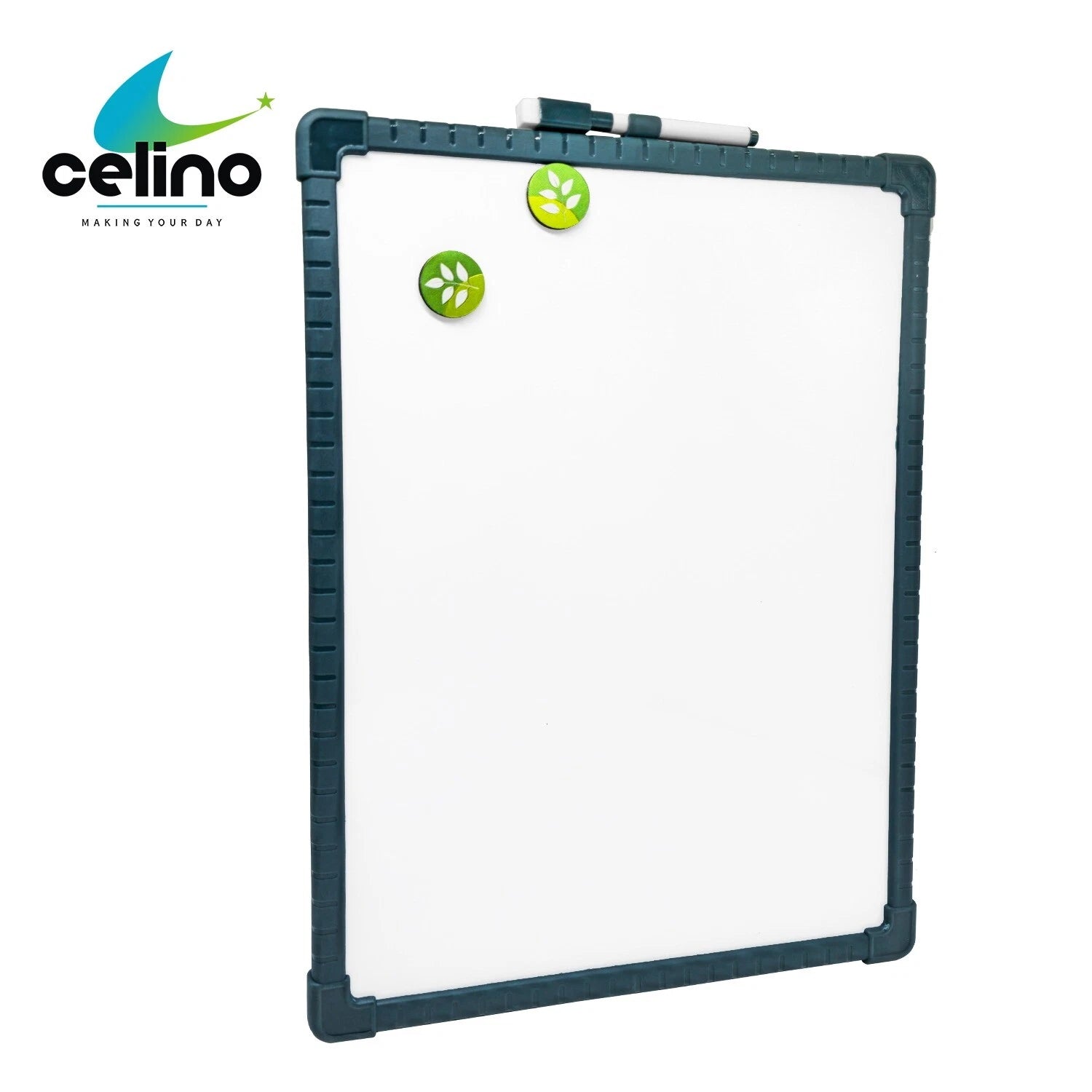 A3 Magnetic Whiteboard Dry Wipe Re-writable Pen Double Sided School/Home/Office