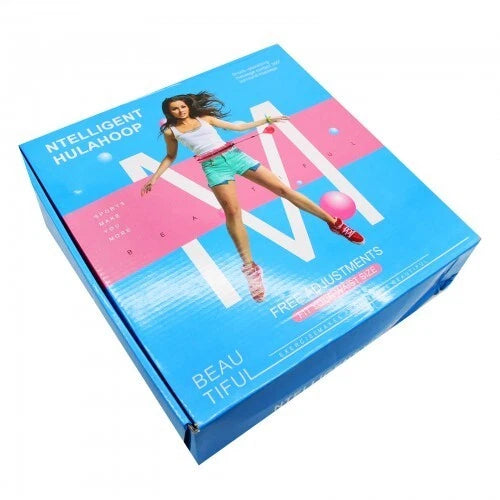 24 Knots Weighted Hula Hoop with Ball Adjustable Fitness Weight Loss Exercise UK