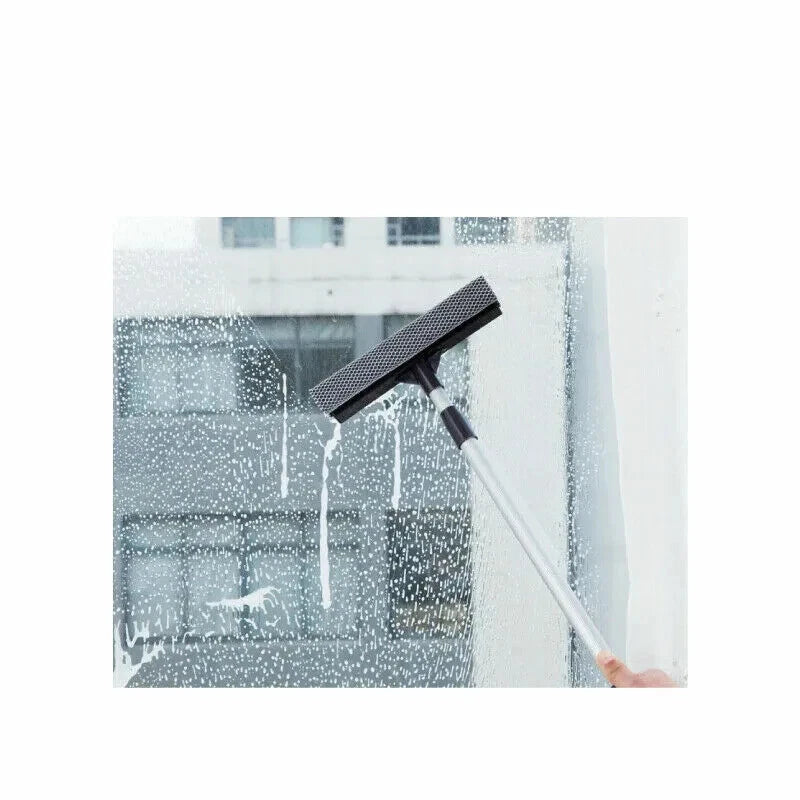 Telescopic Window Cleaning Equipment Extendable Squeegee with Sponge 60-90cm