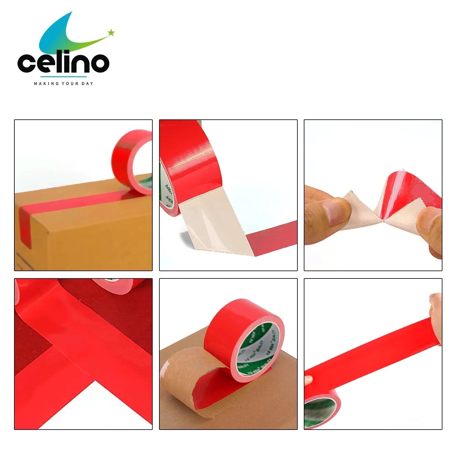 Heavy Duty Duct Tape 48mm x 50m – Waterproof Gaffer Tape Strong Adhesive for Repairs, Packaging & DIY Use