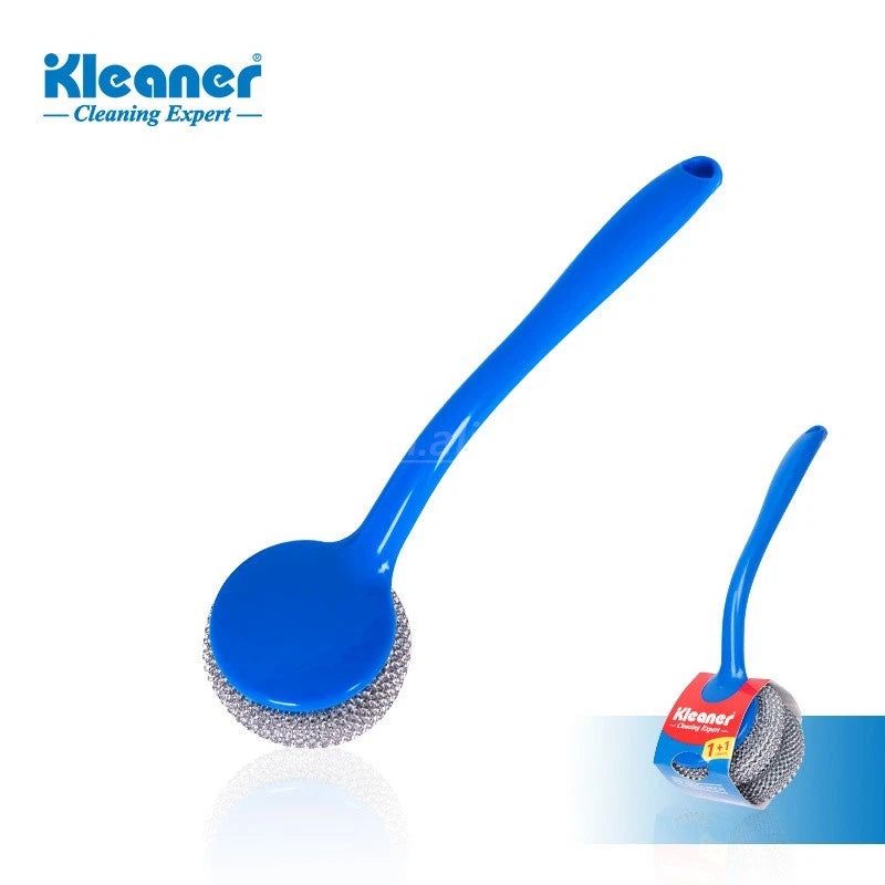 Long Handled Washing Up Scourer Scrub Scrubbing Brush Dish Kitchen Cleaning