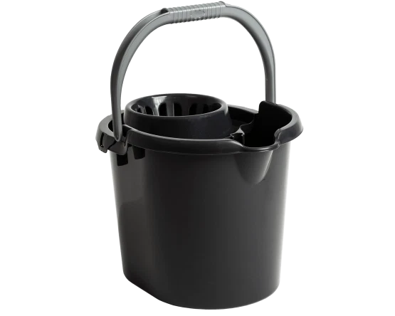 16L Mop Bucket Wringer Industrial Mopping Floor Cleaning Plastic Commercial Home