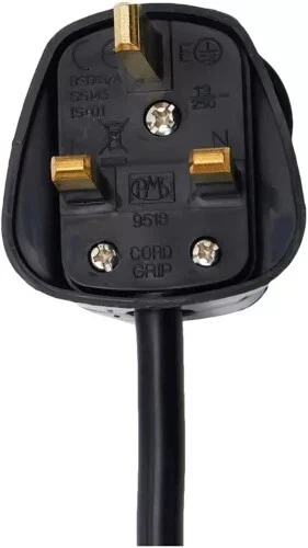 Surge Protected Extension Lead With USB 3 Gang Way 1.6M Electric Plug Socket UK