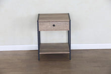 Load image into Gallery viewer, Side Table With Drawer Storage 2 Tier Living Room Bedroom Furniture Sofa End 40x40x50 cm
