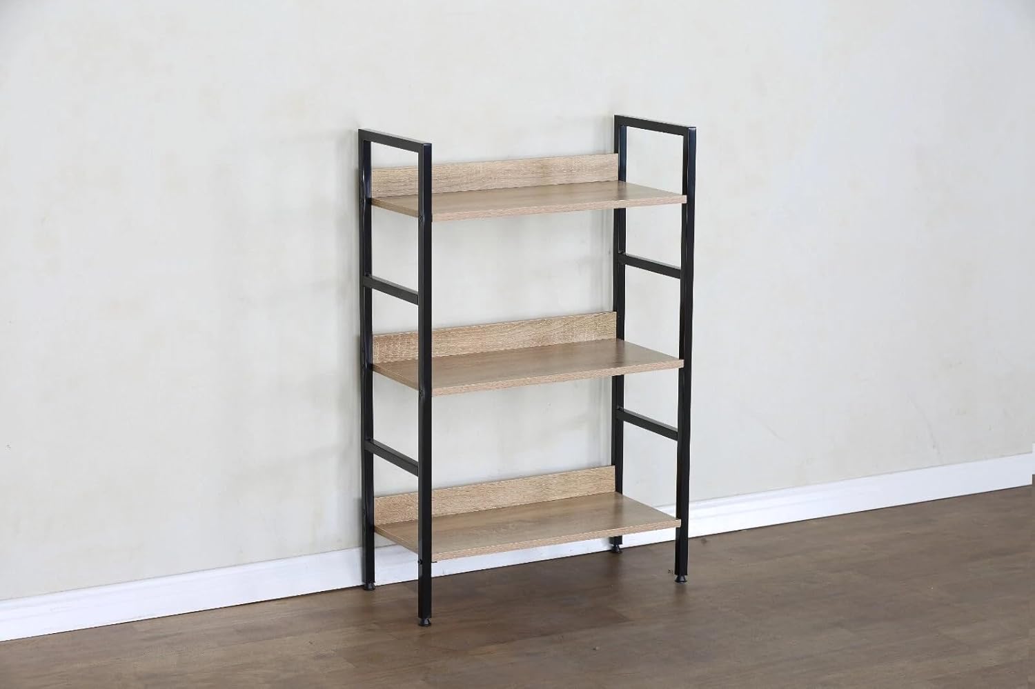 3 Tier Ladder Shelf Bookcase Living Room Display Shelving Unit Storage Rack 60×27.6×93 cm