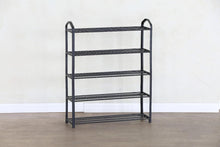 Load image into Gallery viewer, 5 Tier Shoe Rack Shoe Storage Organiser Storage Rack Hallway 16-20 Pairs 62x20x79 cm
